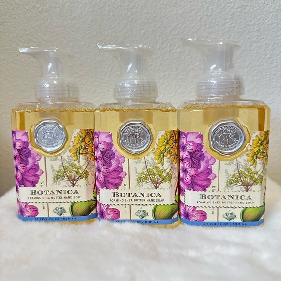 Michel Design Works Other - 3 Pack Michel Design Works Foaming Shea Butter Hand Soap ~ BOTANICA scented